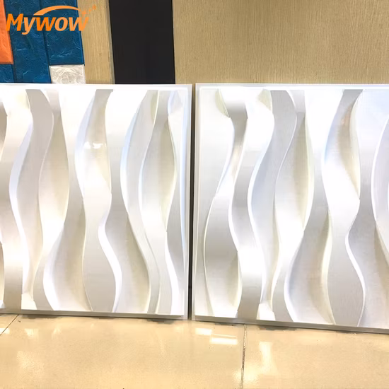 Mywow Wanddekoration für den Außenbereich, 3D-PVC-Deckenfliesen-Wandpaneel